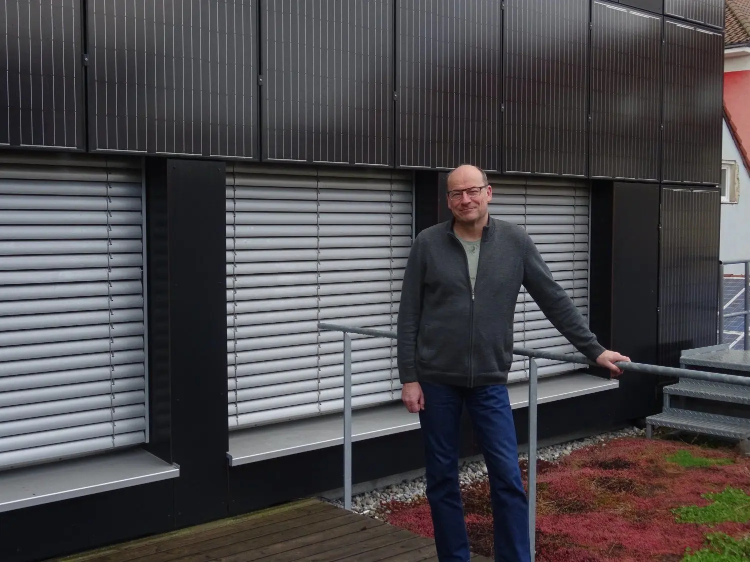 Bene Müller, Mitglied des Vorstands der Singener Firma Solarcomplex Foto: Dominique Leibbrand