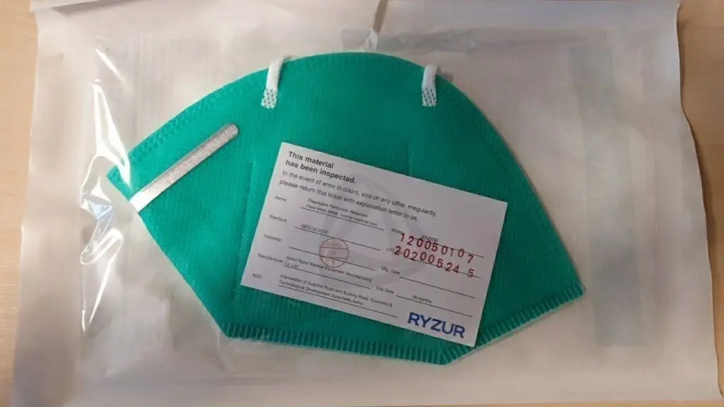 Die umstrittenen Masken für Lehrer.