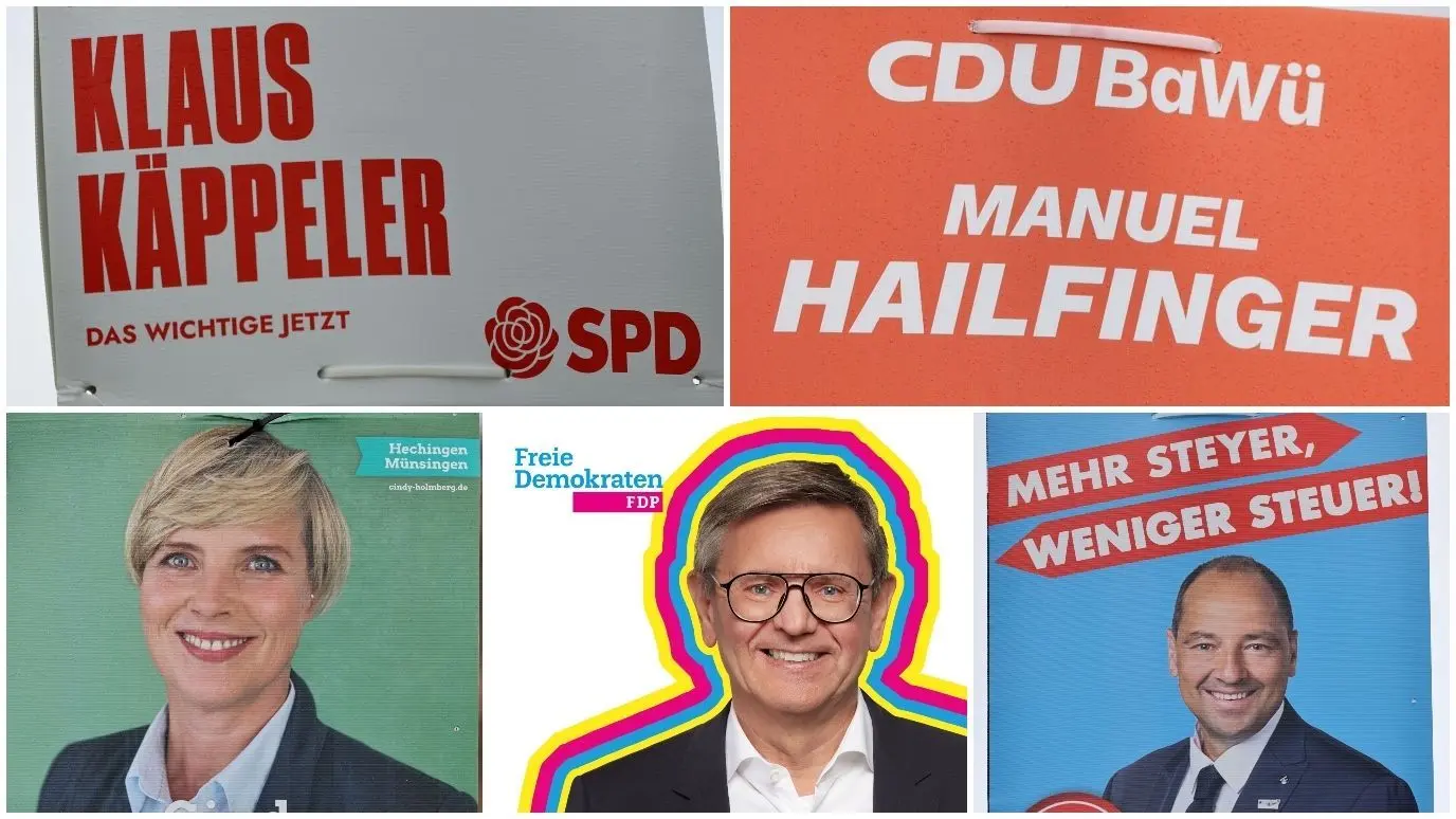 Die Plakate der zur Landtagswahl zugelassenen Parteien und Kandidaten machen die Kommunen nun sechs Wochen lang bunter.