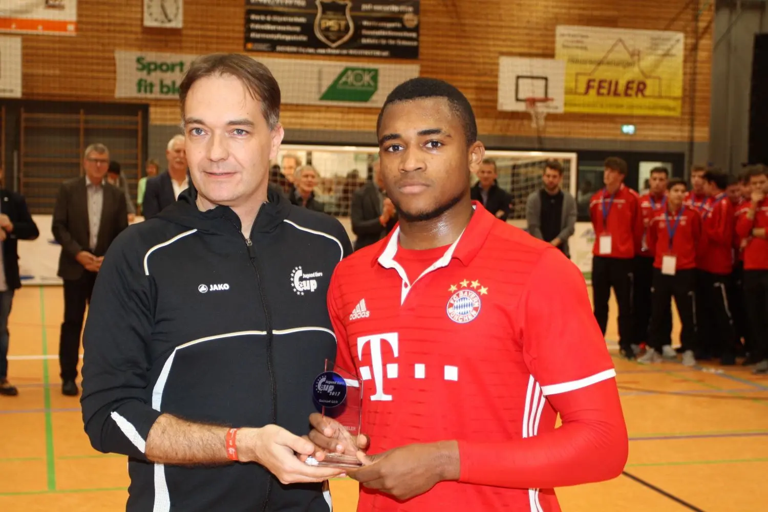 Bester Spieler: Franck Evina vom FC Bayern München.