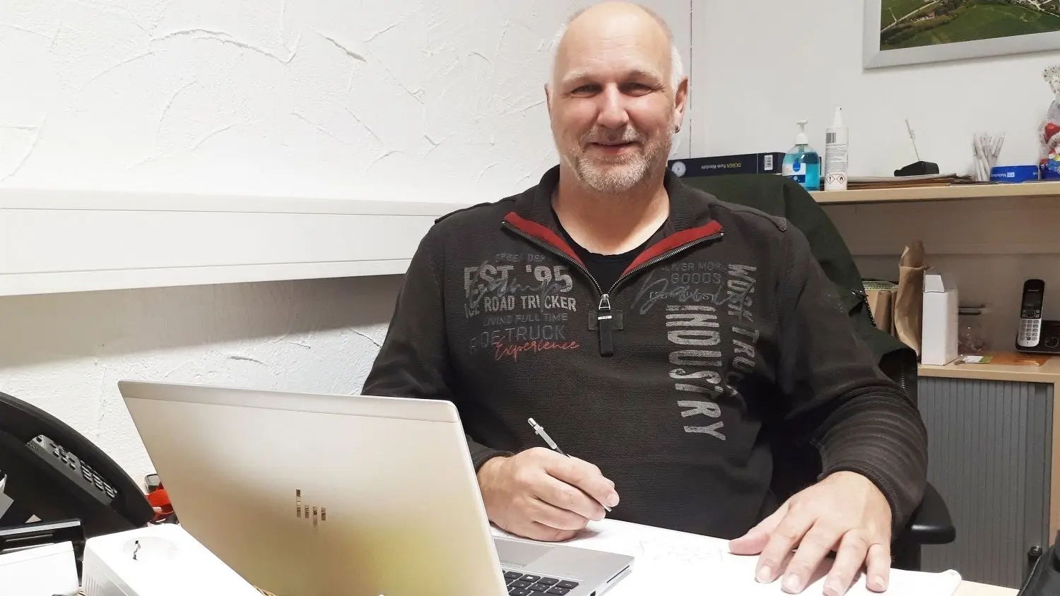 Zimmerns Ortsvorsteher Andreas Fecker ist bereit für eine zweite Amtszeit.