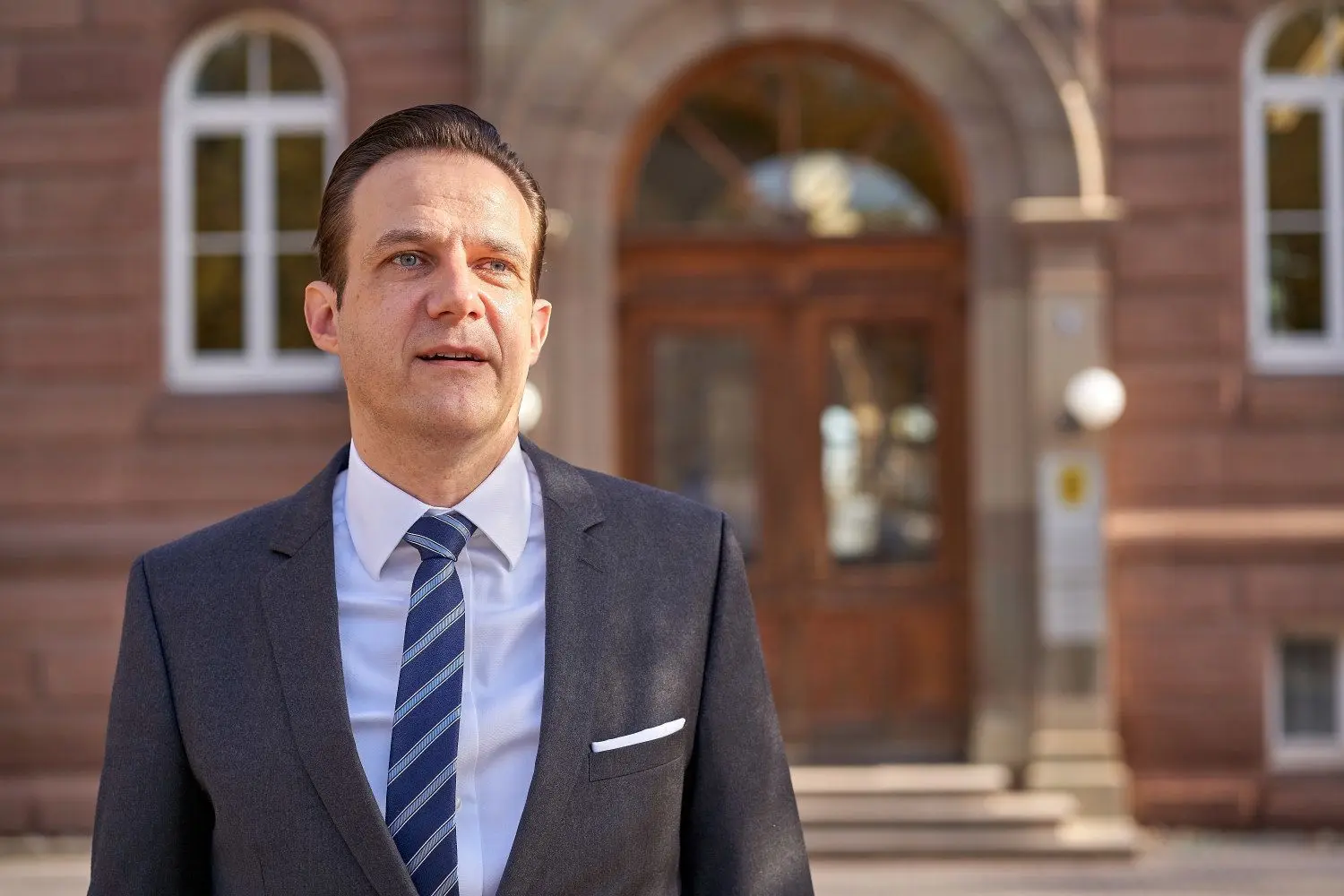 Der 46-jährige Florian Diekmann ist seit dem 4. Oktober Präsident des Landgerichts Hechingen.