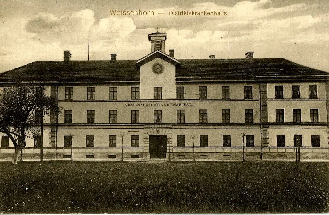 So sah das Spital 1922 aus.