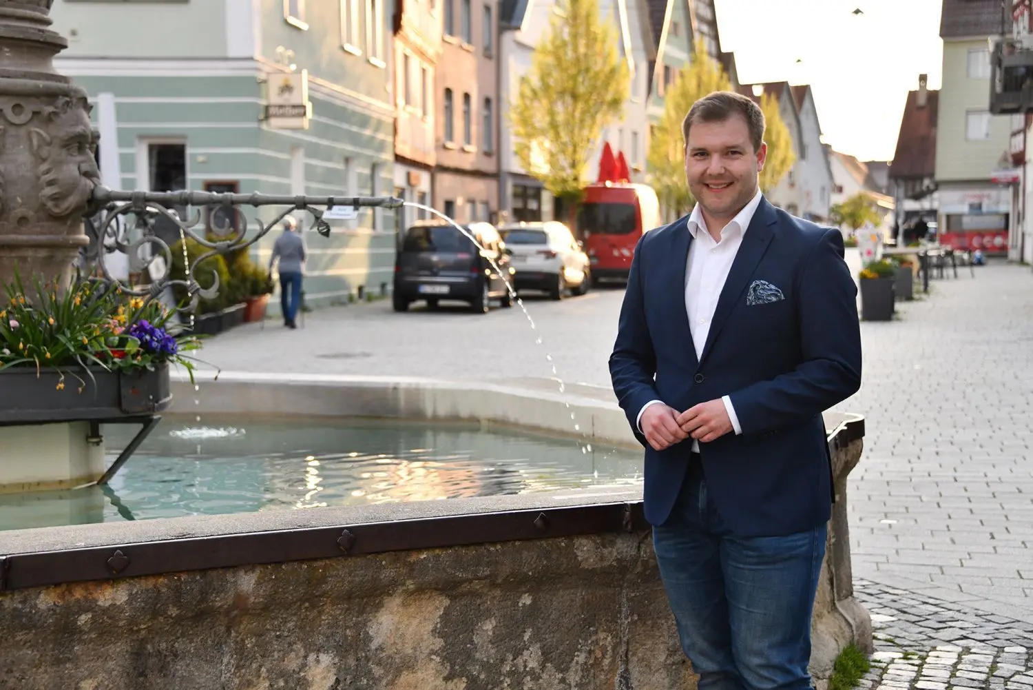 ... und heute, als Bürgermeister von Munderkingen.