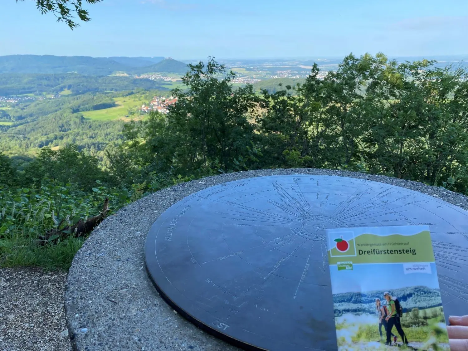Blick vom Dreifürstenstein Serie Urlaub zu Hause⇥