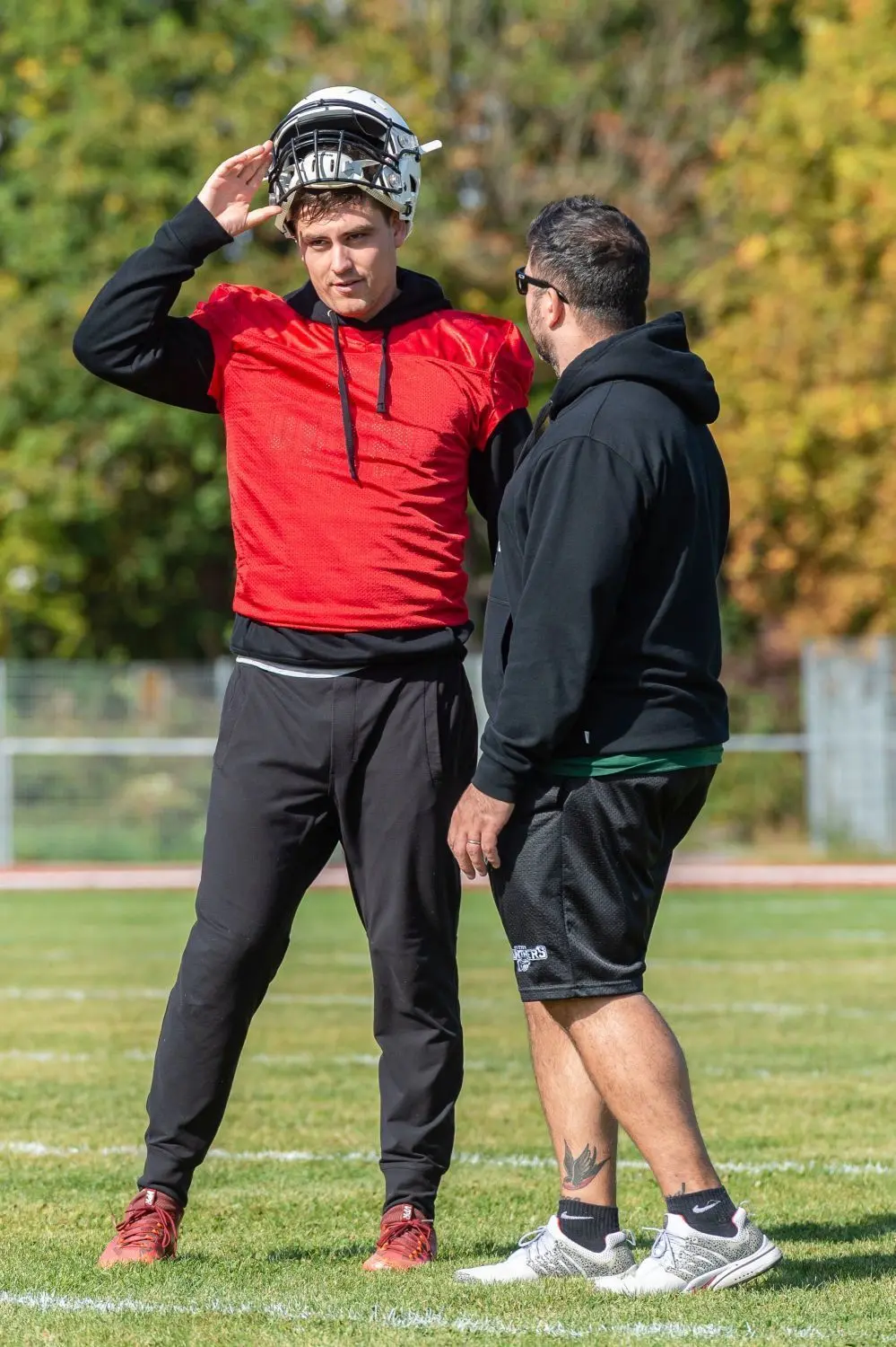 American Football Reilly Hennessey Quarterback Schwäbisch Hall Unicorns⇥