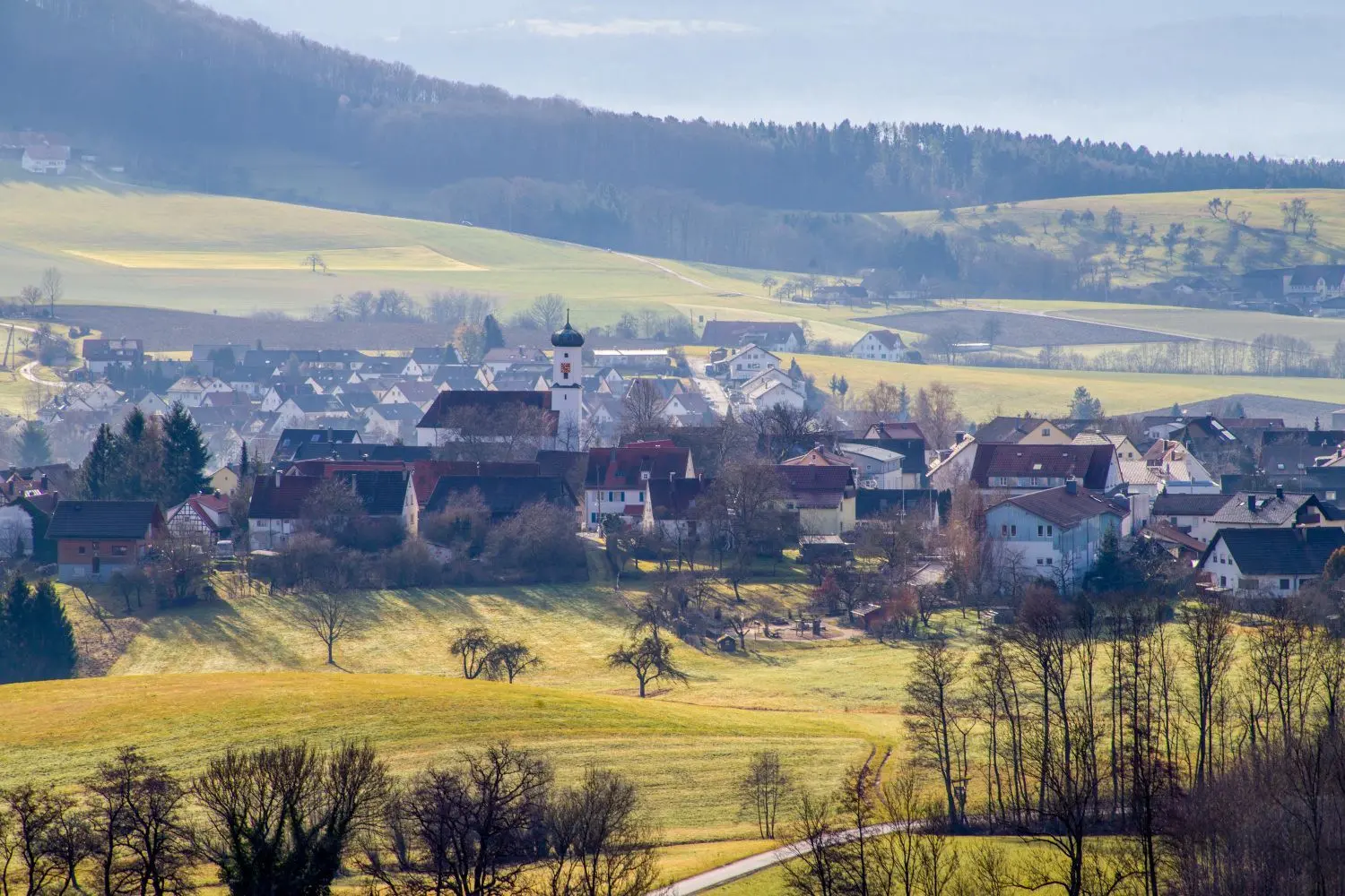 Blick auf Ottenbach.