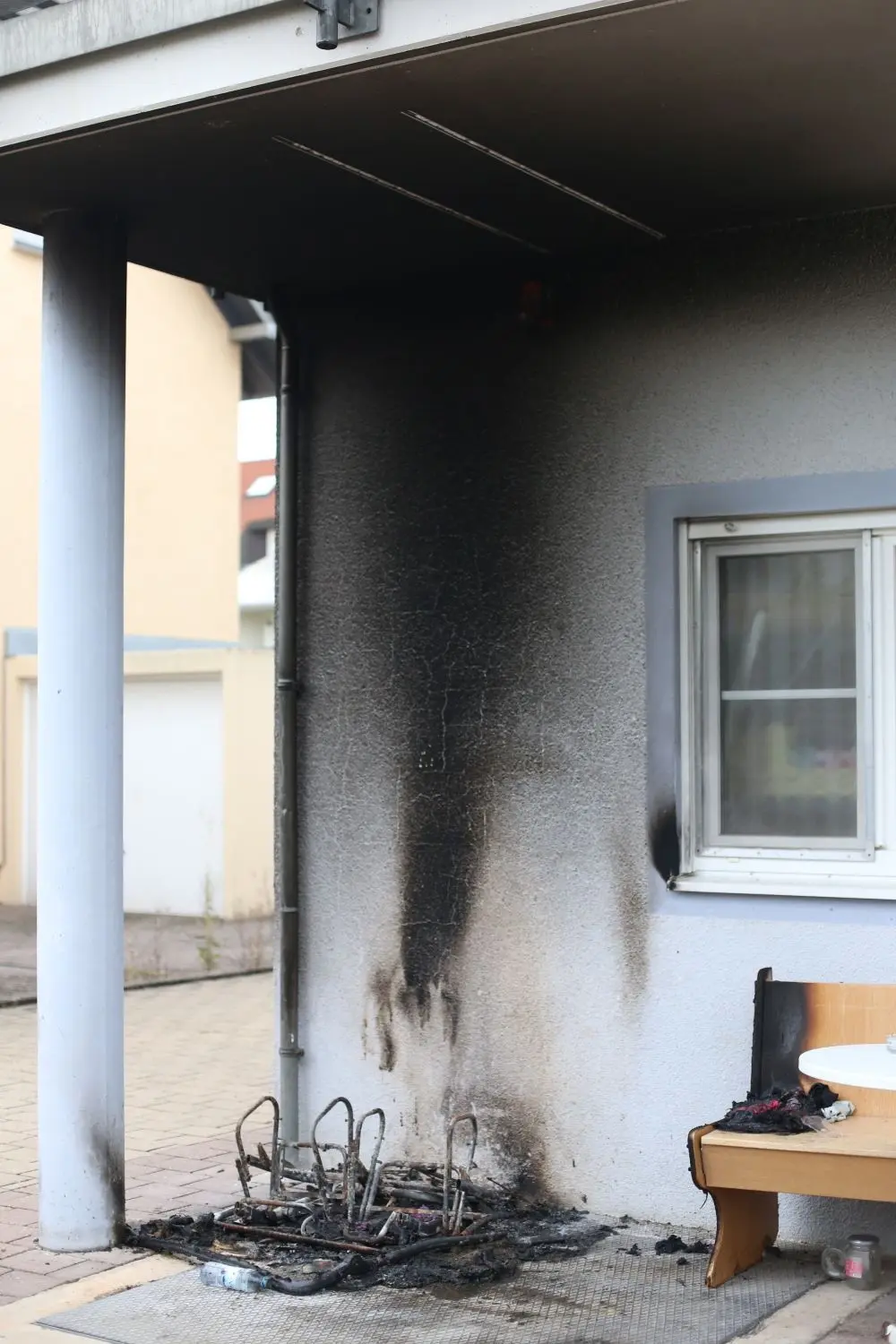 Brennende Kinderwagen in Crailsheim, Stadtteil Kreuzberg⇥