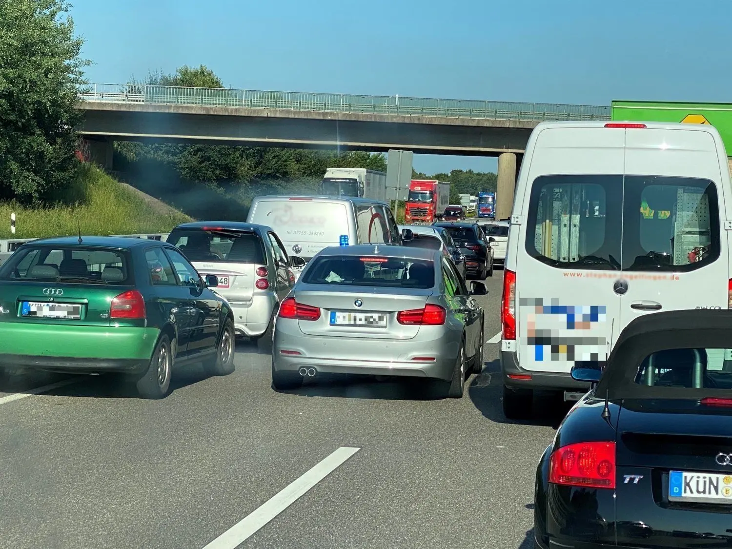 Stau A6 Richtung Heilbronn