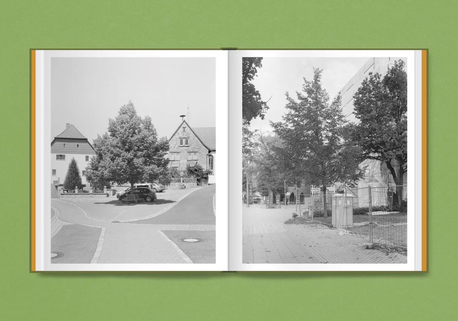 Linde als Schattenspender, Linde hinter dem Dixi-Klo: Im Band „Zur Linde“ zeigen nur manche Aufnahmen ein Naturidyll.