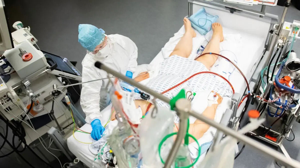 Auf der Covid-Station des Uniklinikums Ulm hat sich die Lage entspannt.
Covid-Station des Uniklinikums Ulm