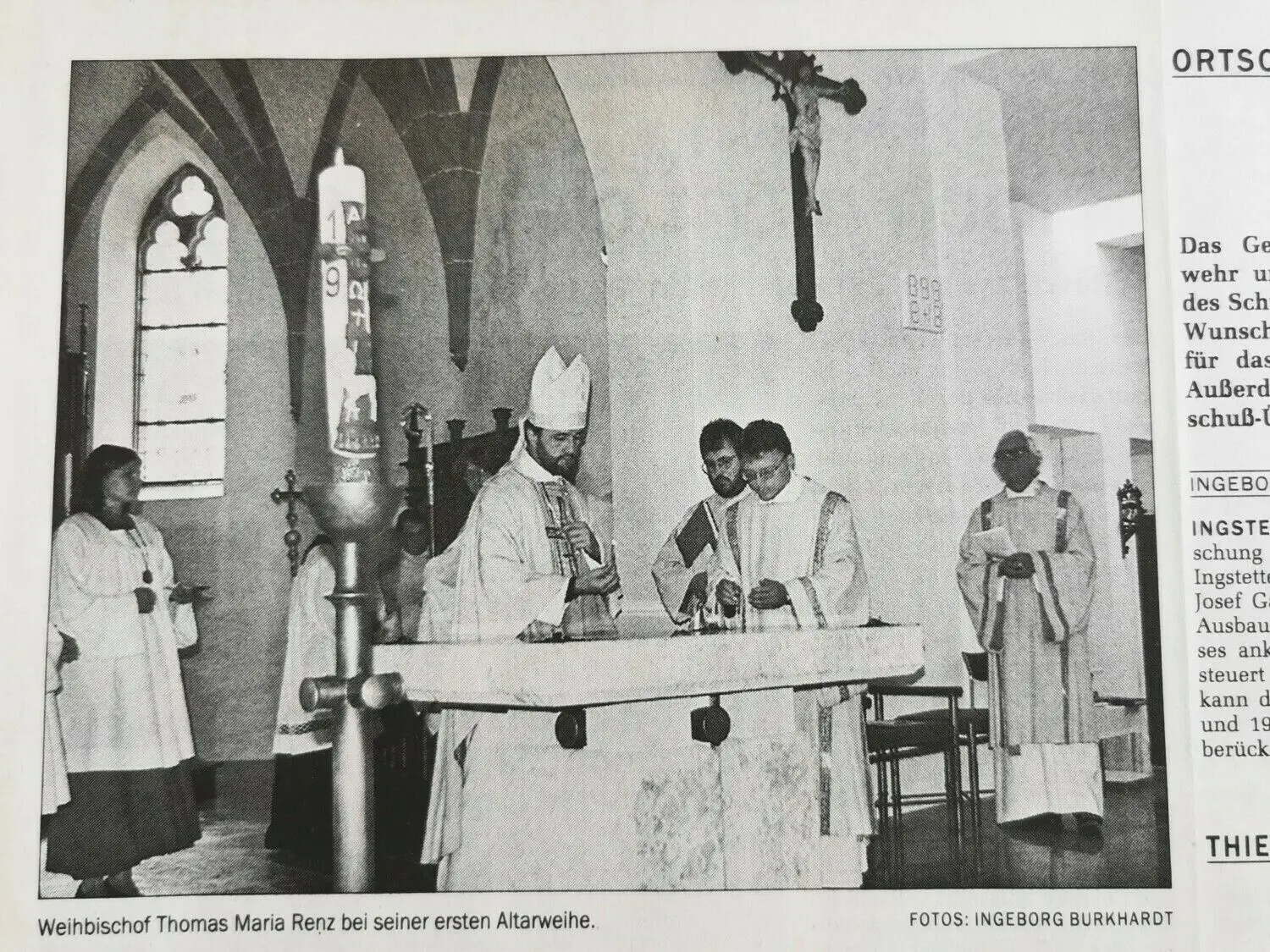 In der Schmiechener Dorfkirche St. Vitus wurde die Millionen teure Renovierung und Altarweihe gefeiert. ⇥