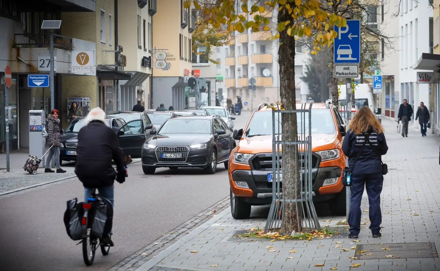 Gegen Die Fahrtrichtung Parken