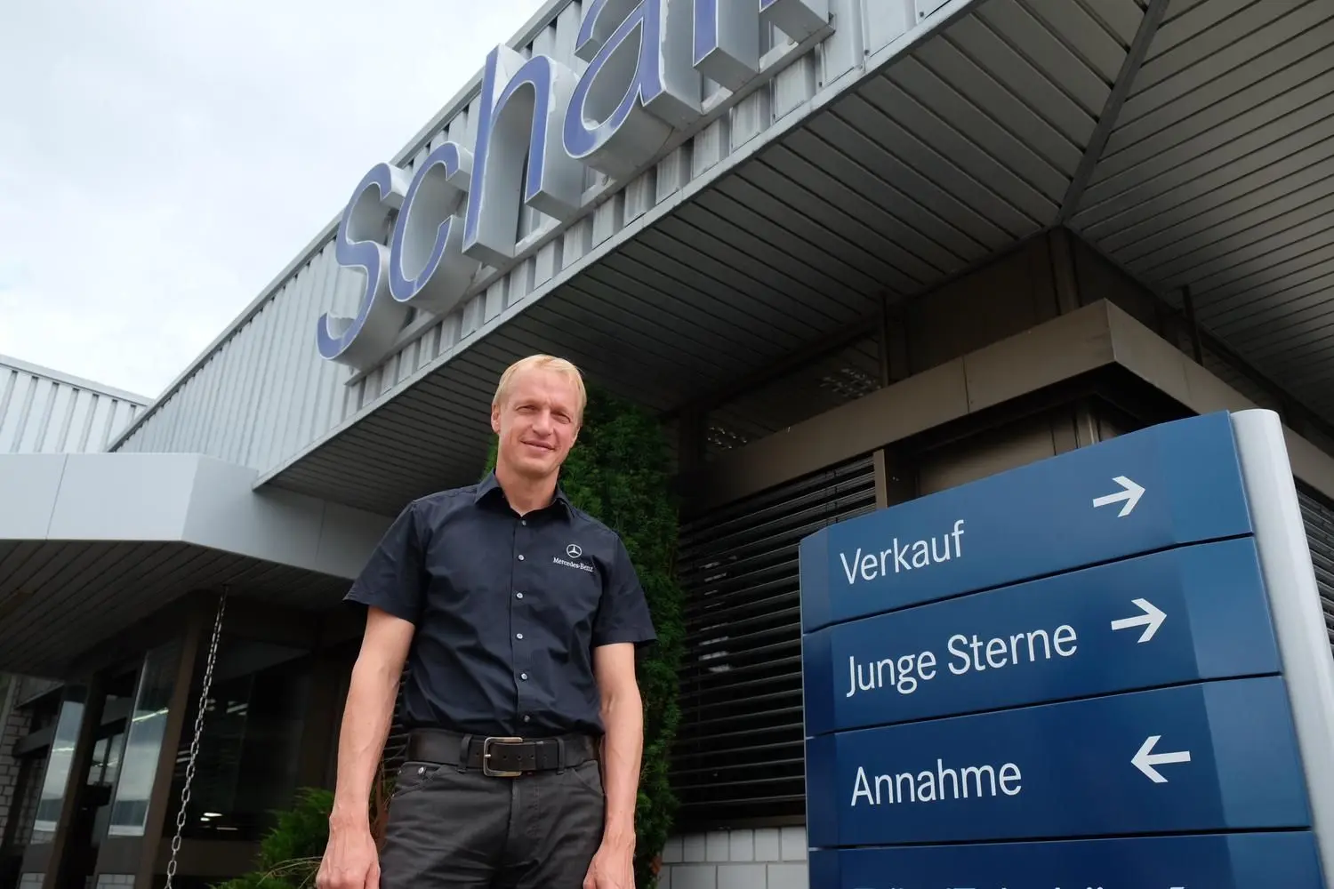 Ralf Schall, Sohn des Gründers und Eigentümers des Autohaus Andreas Schall in Dornstadt, das am Freitag 50-jähriges Bestehen feiert.