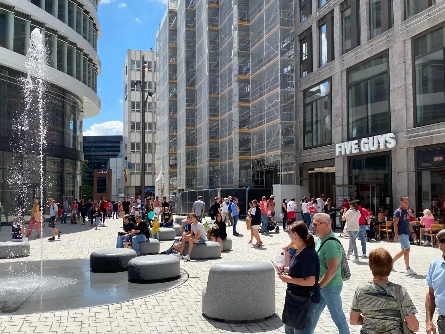 Viel los rund um die Sedelhöfe und der Innenstadt in Ulm.
