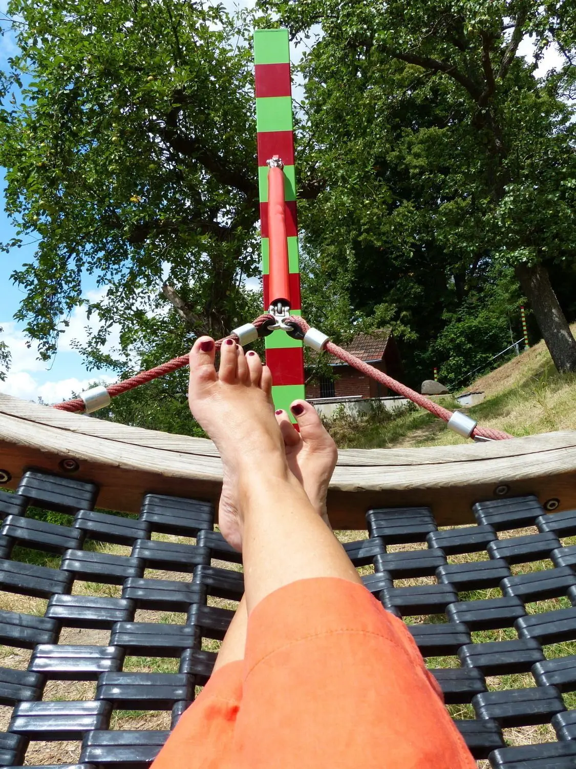 In der Hängematte lässt sich’s wunderbar chillen.