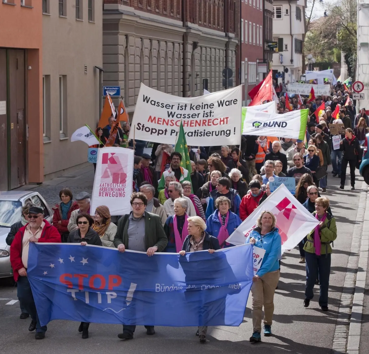 Nicht nur gegen Gentechnik in Lebensmitteln – auch gegen das Freihandelsabkommen TTIP setzt sich das Genfrei-Bündnis Ulm ein.