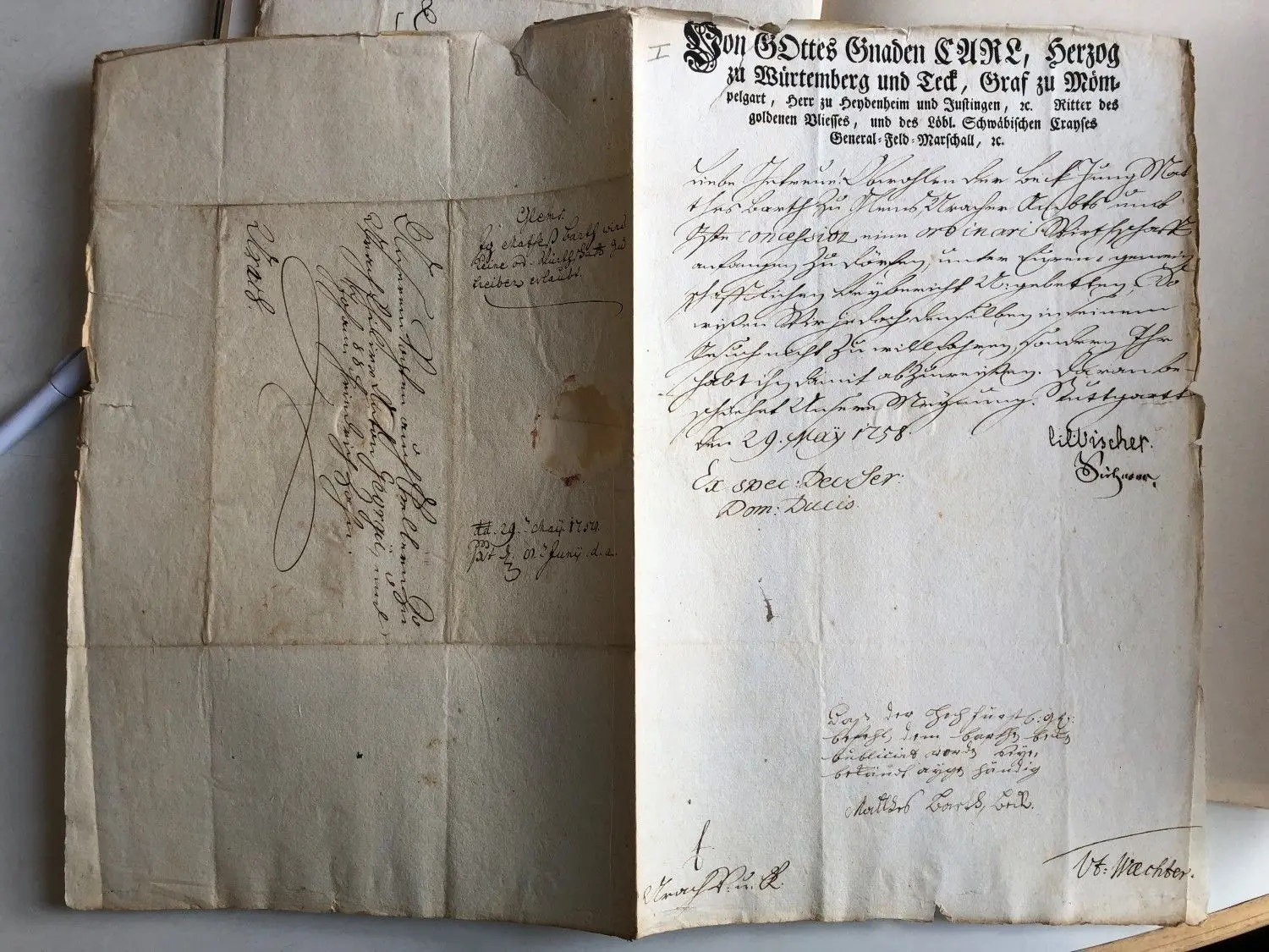 Der erste Nachweis, dass mitten in Glems eine „Schankwirtschaft“ genehmigt wurde, stammt den Beständen des Stadtarchivs Metzingen zufolge vom 29. Mai 1758.