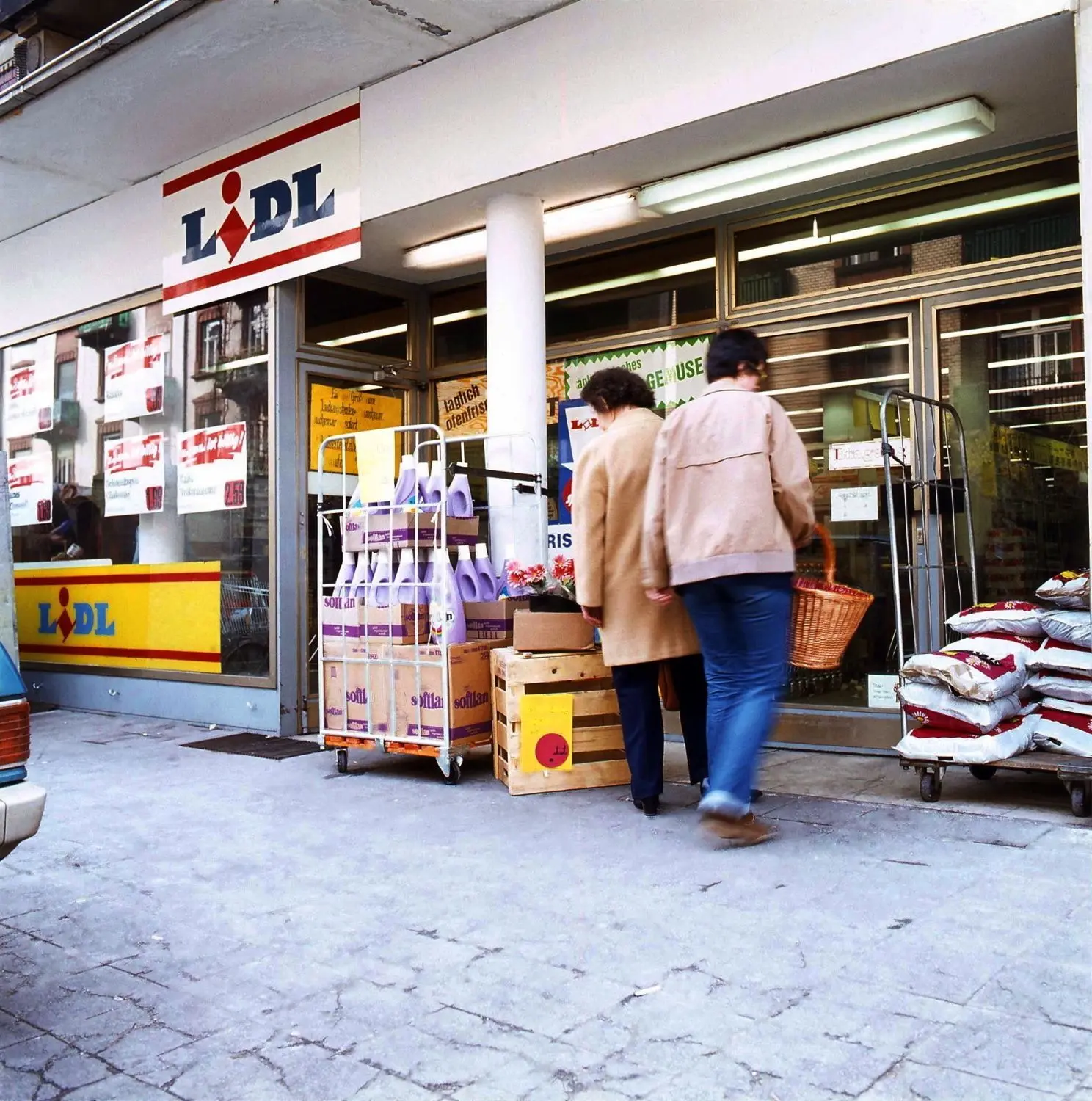 So sah eine Lidl-Filiale in den 1970er-Jahren aus.⇥
