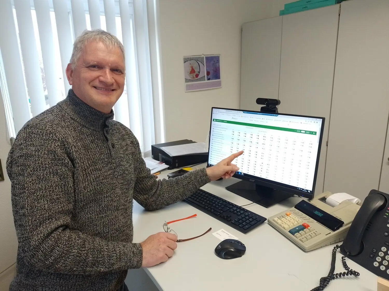 Peter Hecht, Gesamtkirchengemeinde Ehingen: Einführung war mordsmäßig viel Arbeit, aber heute begeistert über neue Software.