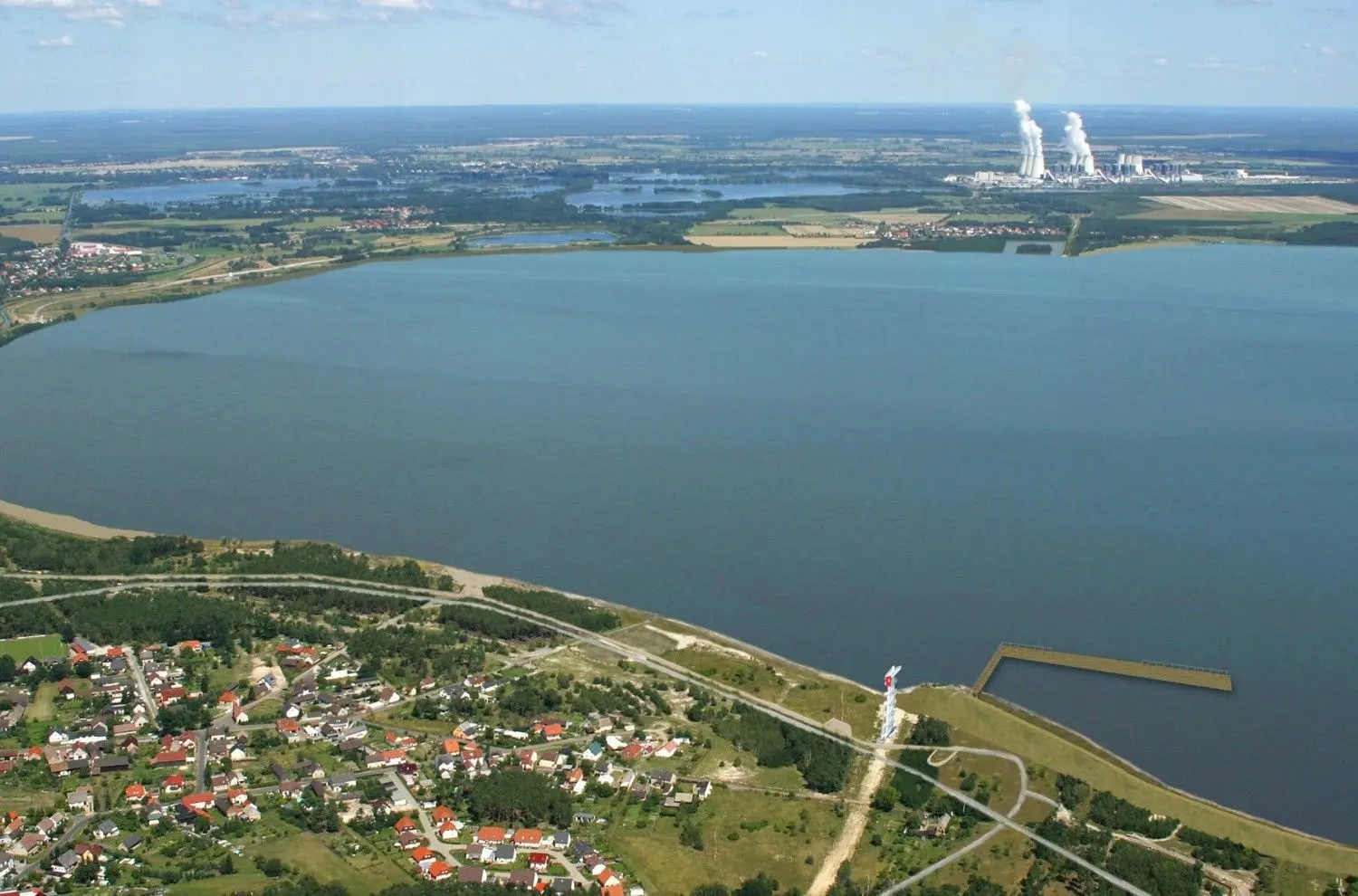 Cottbus: Die alte Kohlegrube verwandelt sich in den Ostsee