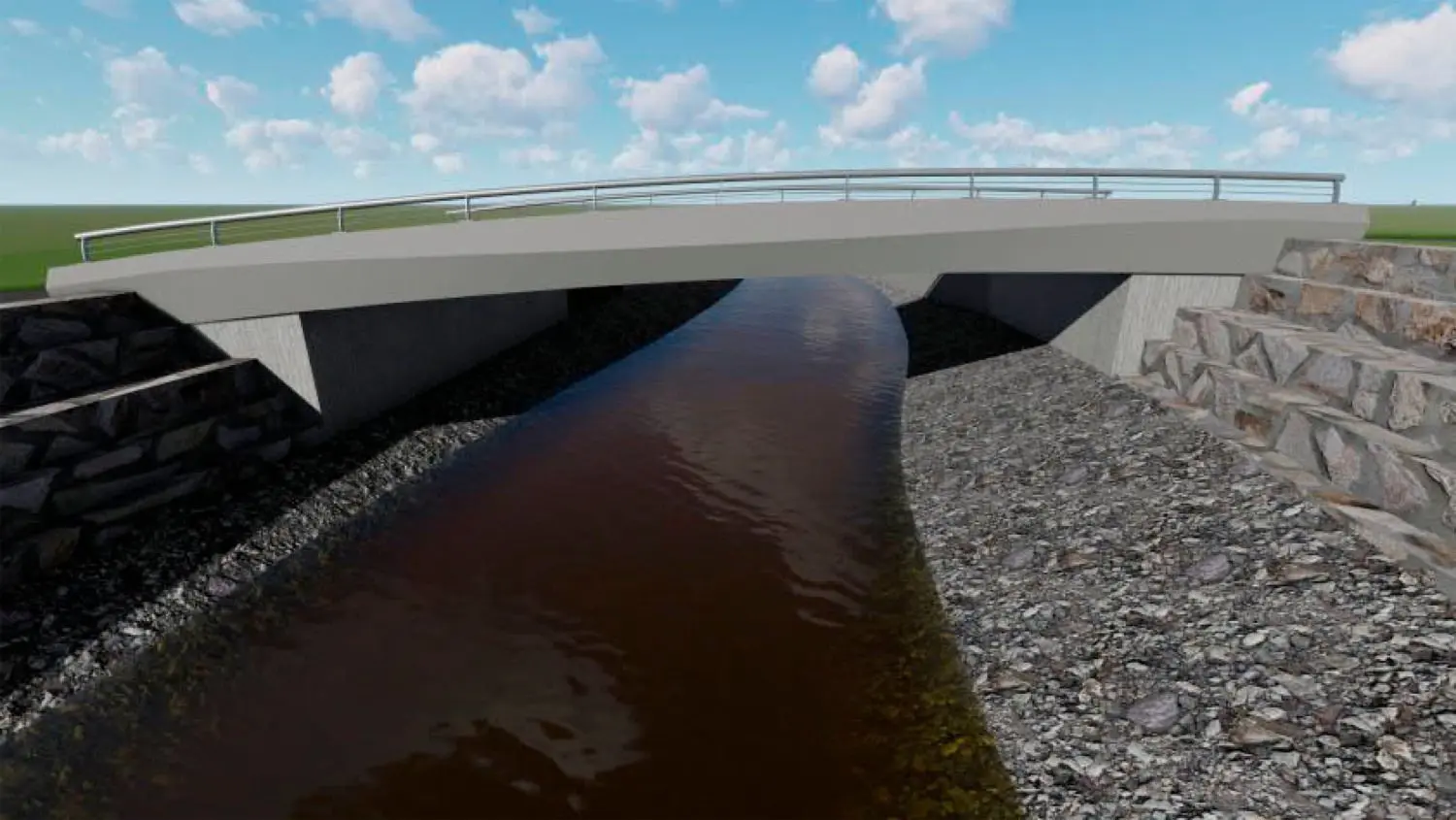 So soll nach den Plänen der Ingenieure die neue Brücke in Bad Überkingen einmal aussehen.
