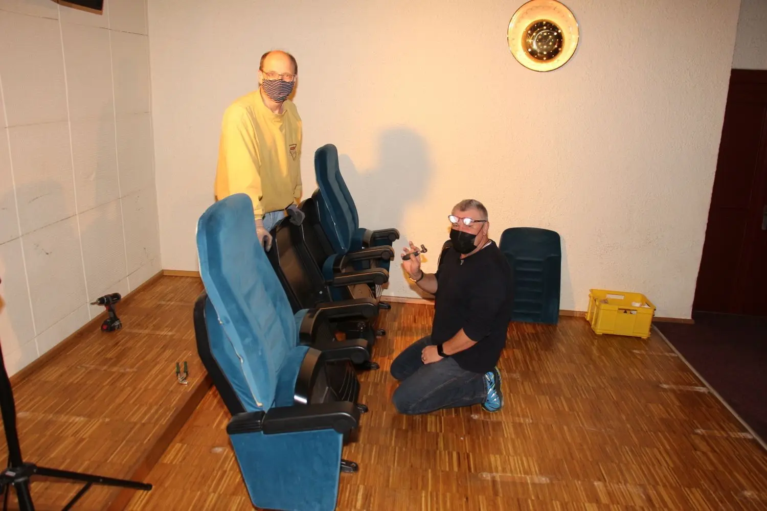 Kino Sonnenlichtspiele: Während des zweiten Corona-Lockdowns leitet der Kinoverein Sonnenlichtspiele die geplante Sanierung des Kinos ein. Foto vom Januar 2021.⇥