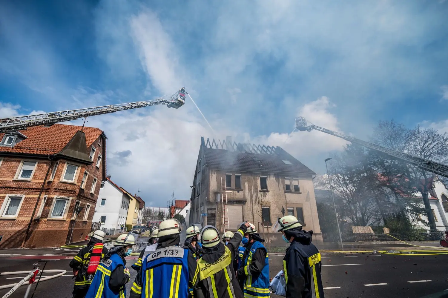 Großeinsatz der Feuerwehr in Eislingen.