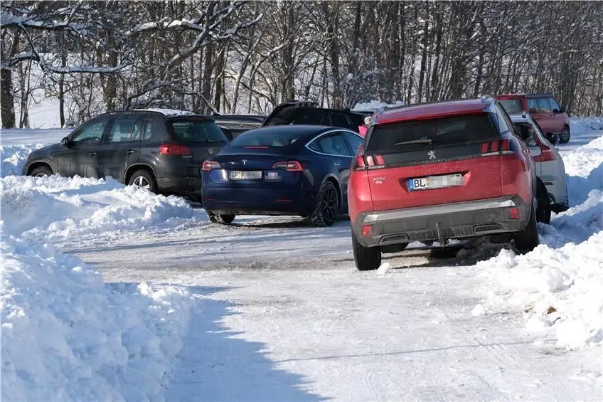 Wie hier in Pfeffingen ging es auf den Albstädter Wanderparkplätzen am Samstag zu.