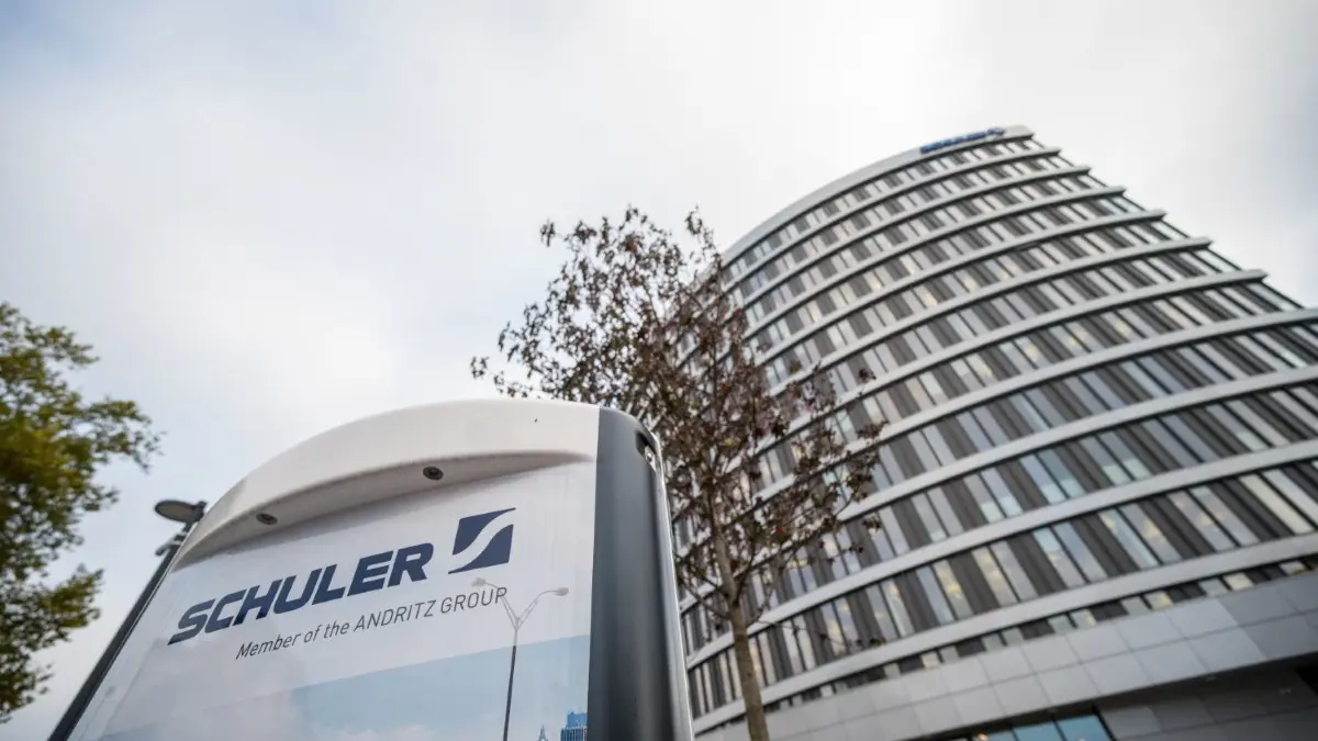 Die Zentrale der Firma Schuler in Göppingen.
Schuler AG Schuler Tower