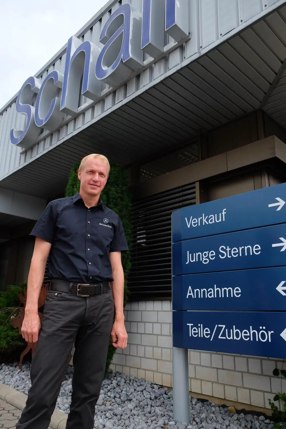 Ralf Schall, Sohn von Autohaus-Gründer Andreas Schall, führt die Geschäfte inzwischen gemeinsam mit seinem Vater. Am morgigen Freitag feiert das Dornstadter Unternehmen sein 50-jähriges Bestehen.