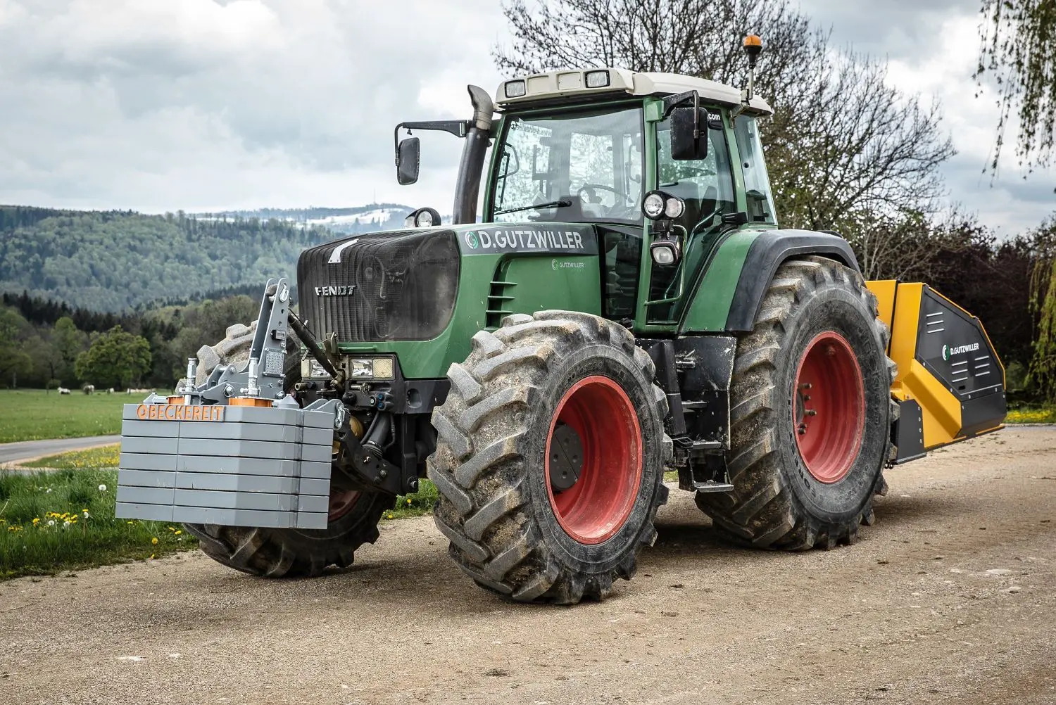 Ein Traktor muss so leicht wie möglich, so schwer wie nötig sein. Durch den von Christian Beckereit konstruierten Systemballast können die Gewichte passgenau verwendet werden.