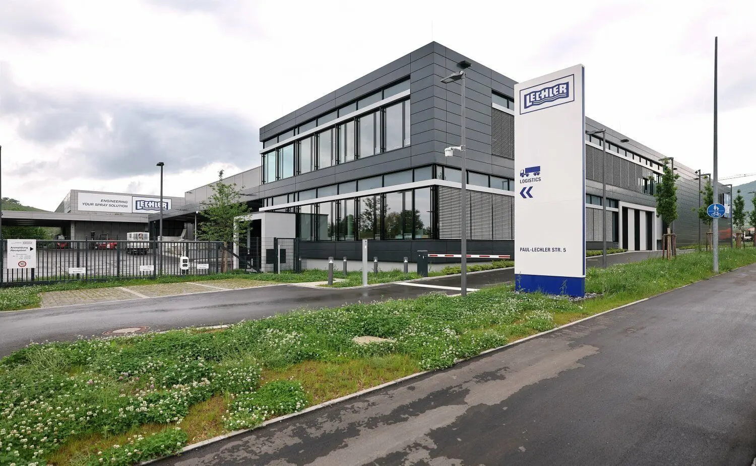Das neue Logistikzentrum der Lechler GmbH.