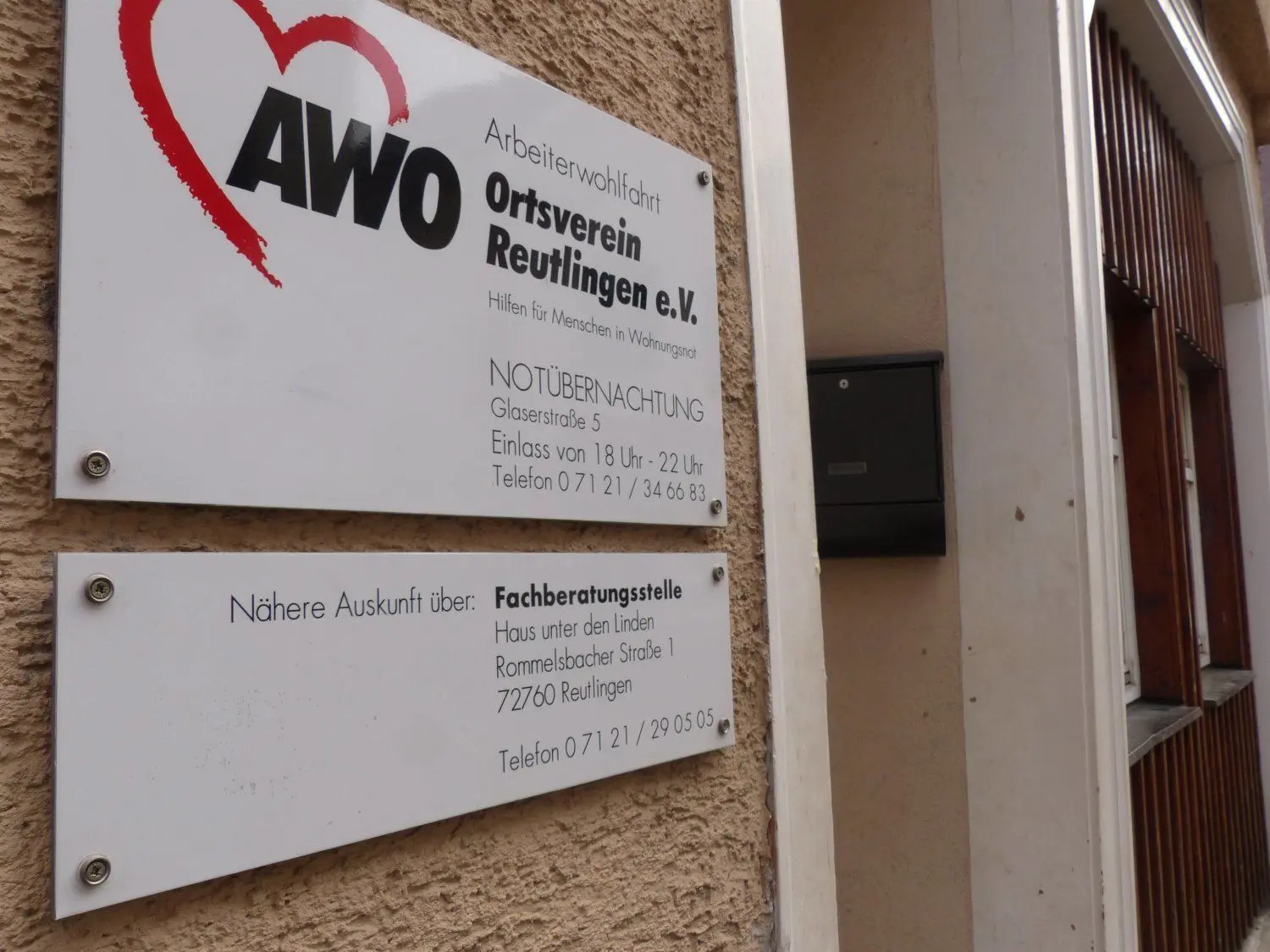 Weniger Wohnsitzlose als sonst können derzeit in der Notunterkunft in der Glaserstraße übernachten.⇥