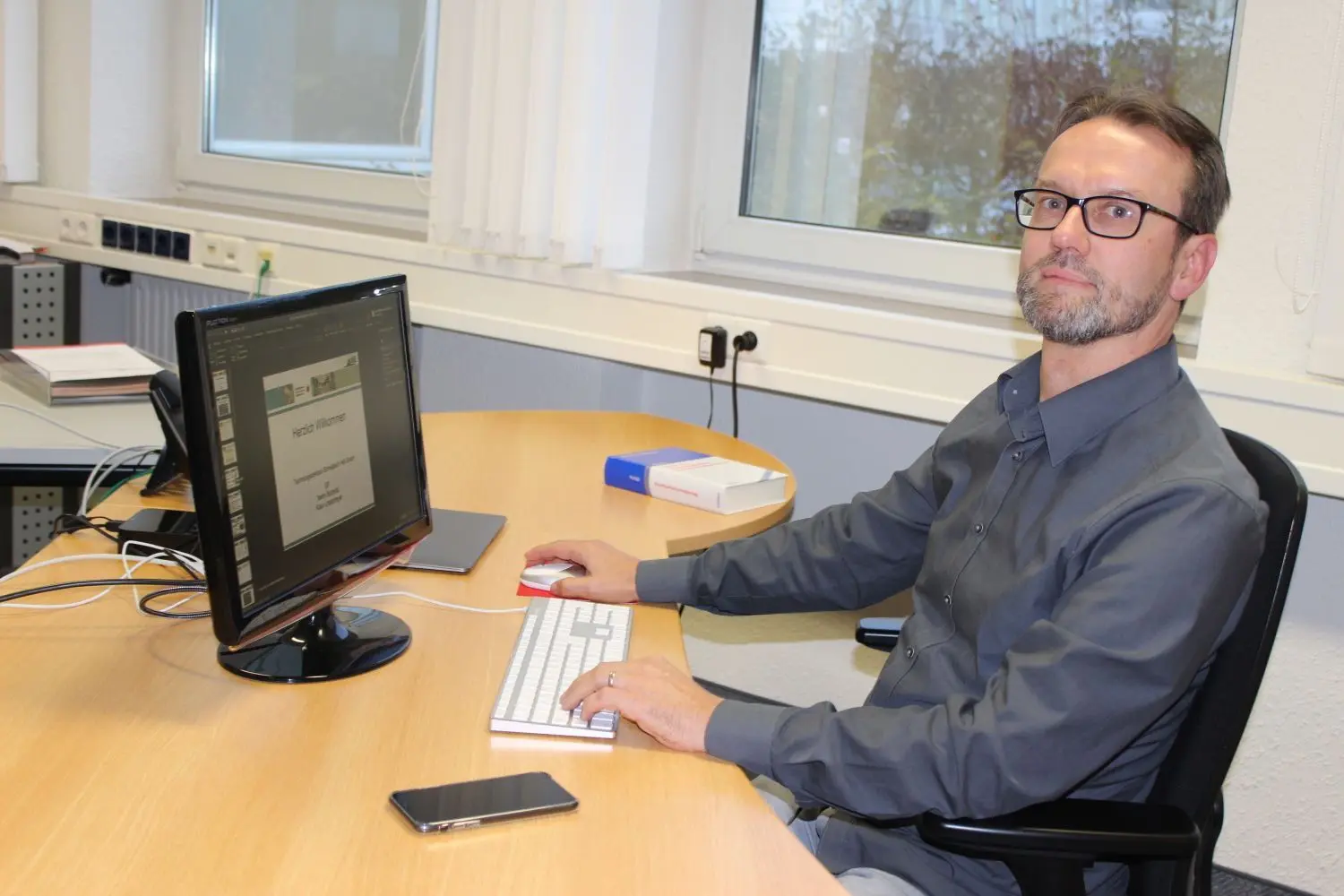 Martin Buchwitz führt das Technologiezentrum.⇥