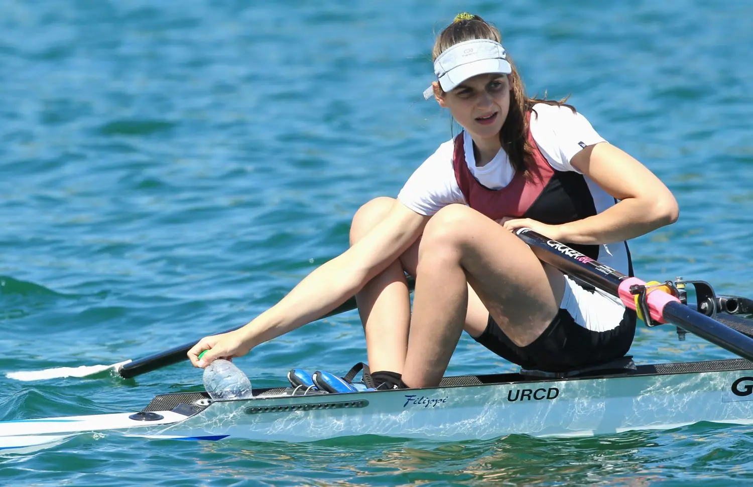 Sitzt bei der U-23-Europameisterschaft im Mannschaftsboot auf Schlag: Chiara Kracklauer vom Ulmer Ruderclub.⇥