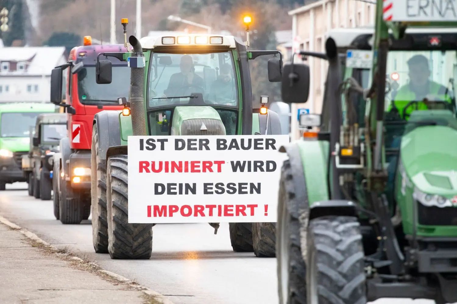Die Demonstrationen fanden in Geislingen am Montagmorgen zwischen 9 und 12 Uhr statt.