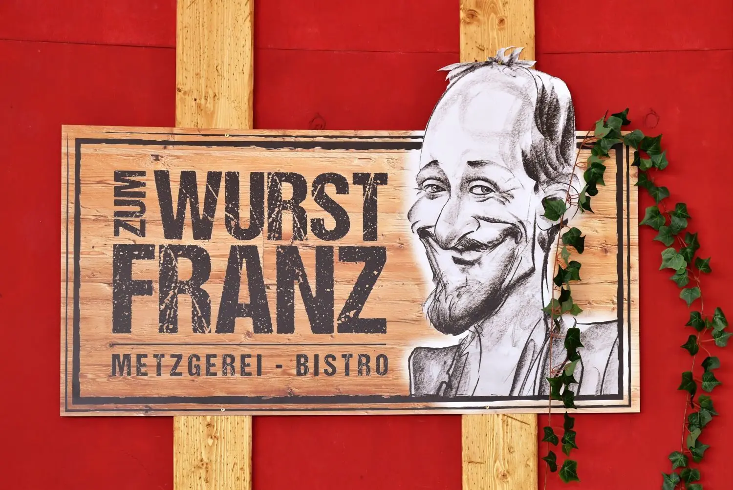 Namensgeber im Porträt: Der Wurst-Franz war der Großvater von Franz Weinbuch.