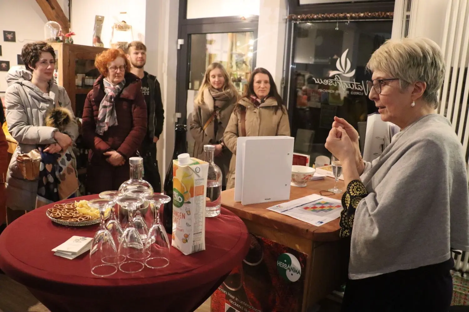 City Dinner Tour: Die Naturfriseurin Lorita Müller-Karschin gibt Einblicke.