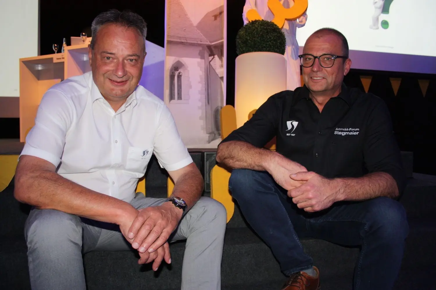 Informierten die Stadträte: Hermann (links) und Thomas Stegmaier.