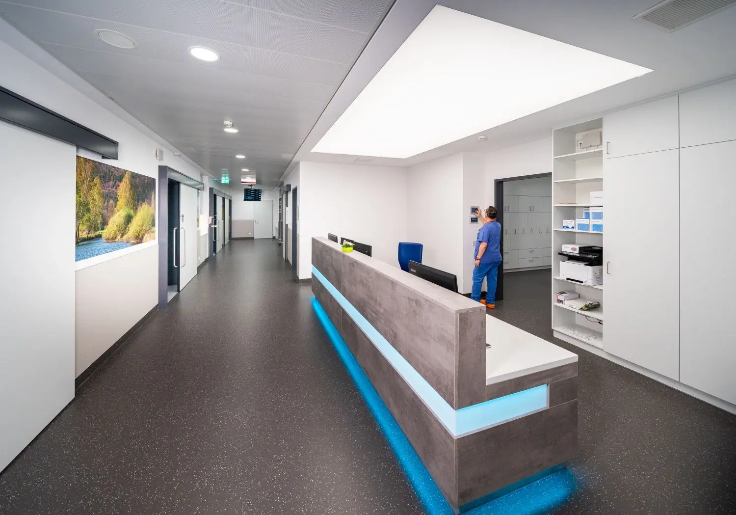 Die neue Intensivstation Gesundheitszentrum Blaubeuren.⇥