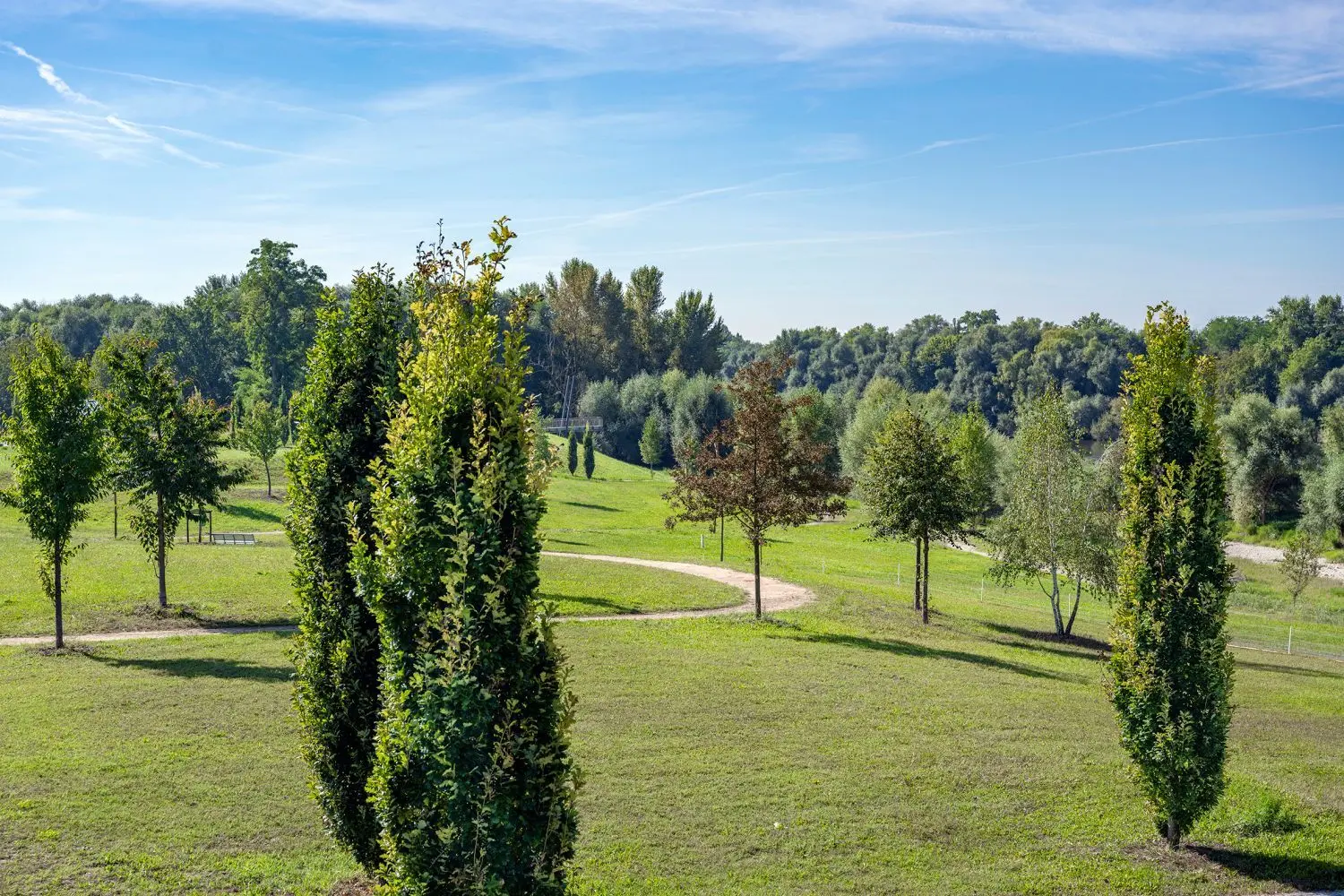 Die Rheinauen gehören ebenfalls zum Gartenschaugelände in Neuenburg am Rhein.