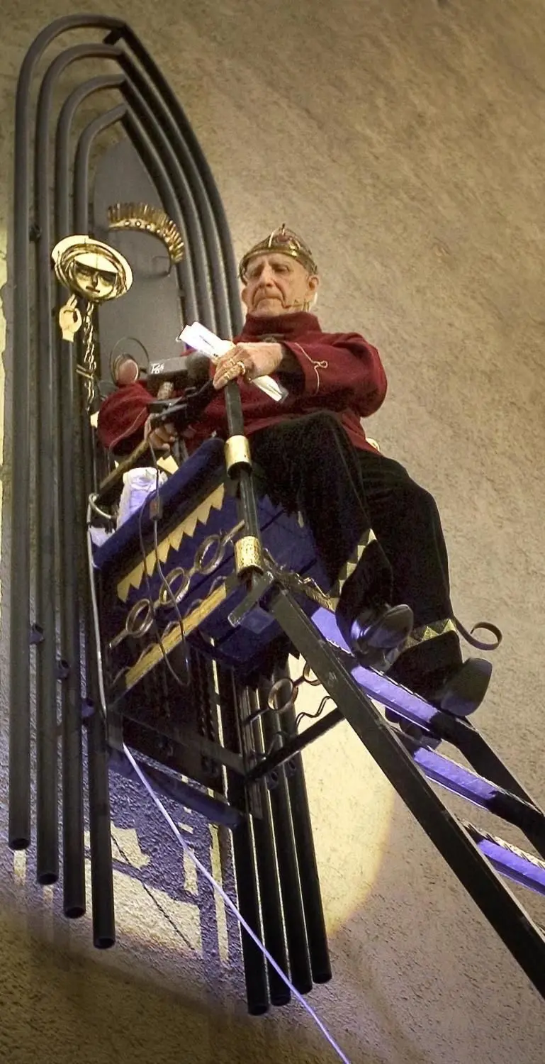 Rudolf Dentler bei seiner Thronrede am Schwörmontag 2005.