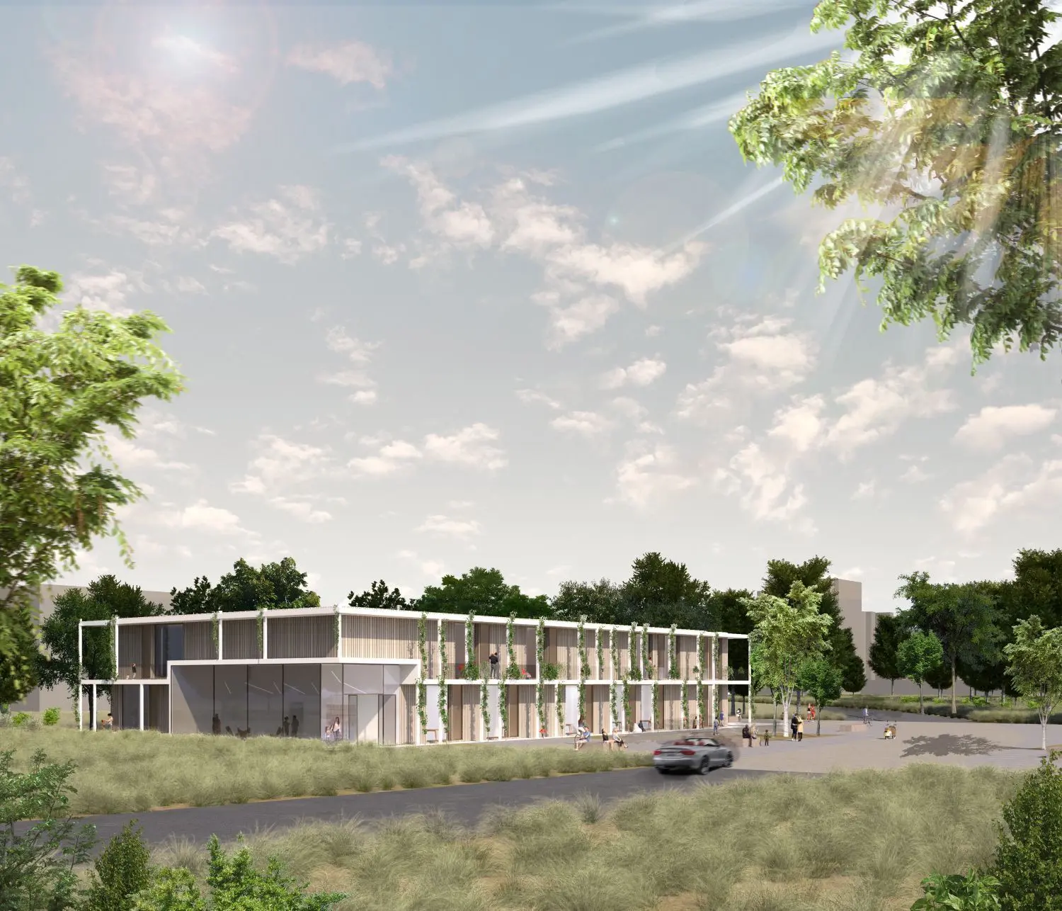 Das wäre die zweigeschossige Sozialraumkita an der Ecke Wiblinger Ring/Reutlinger Straße⇥