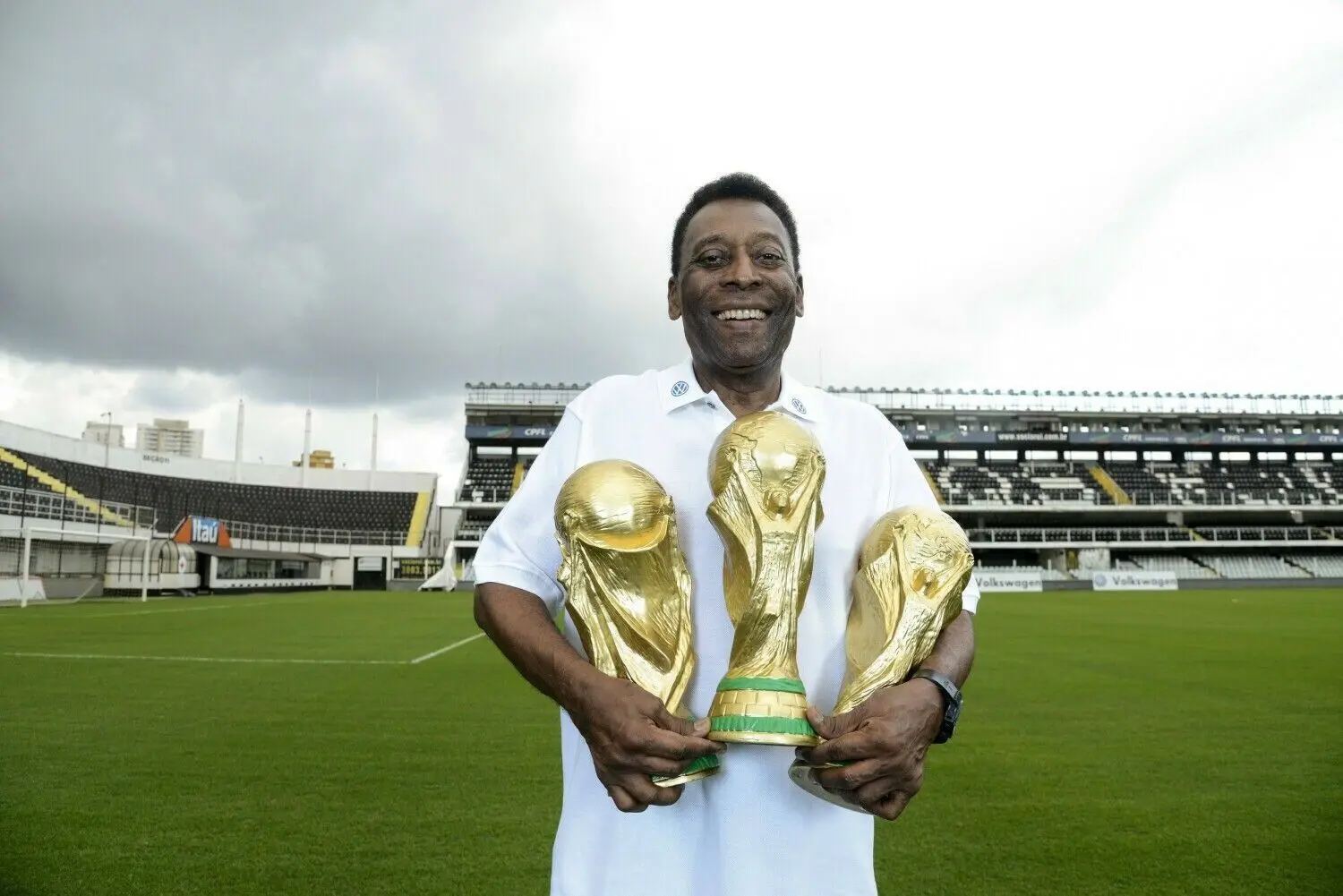 Dreimal wurde Pelé Weltmeister.