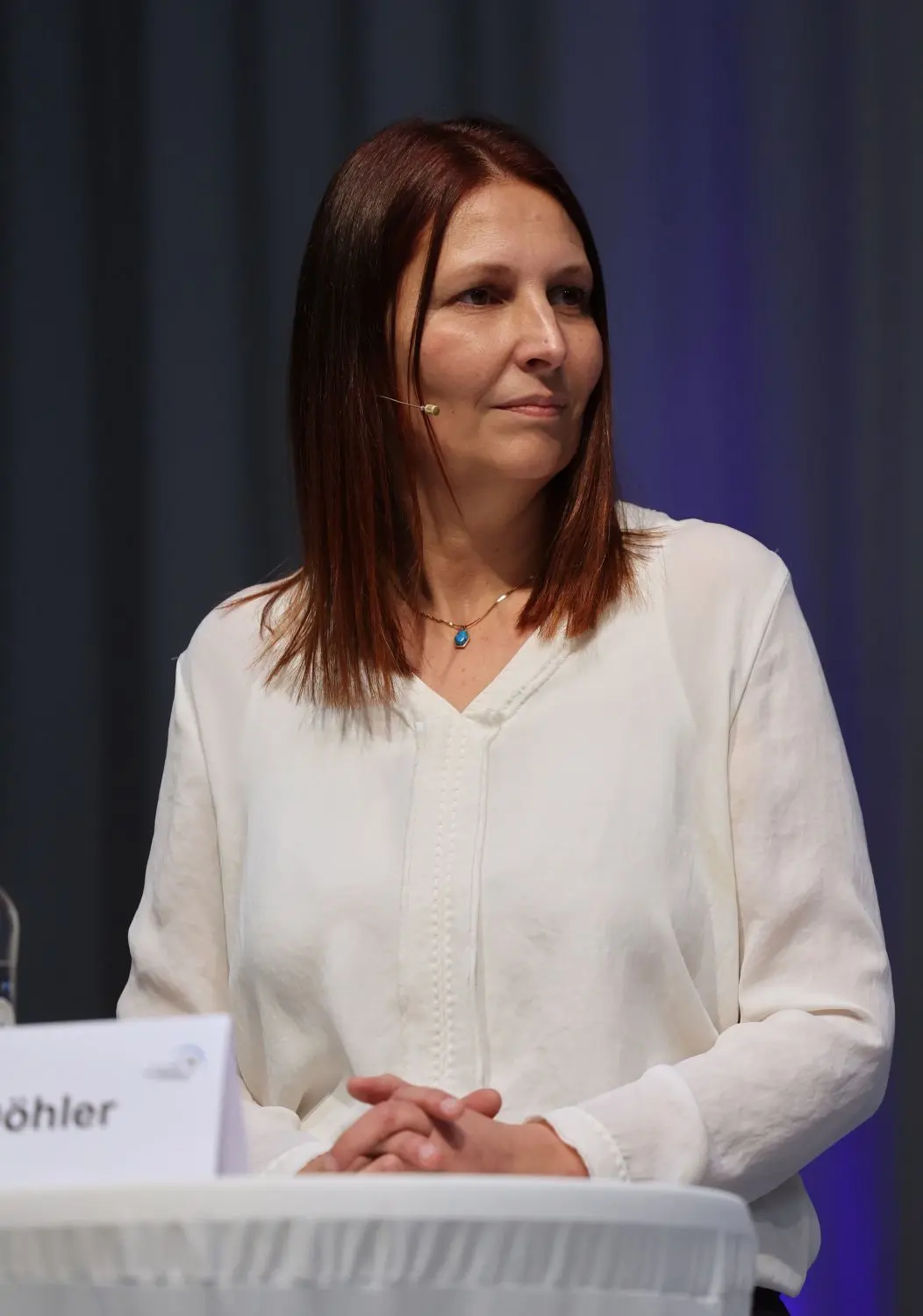 Sonja Döhler hat sich am Donnerstag den Fragen der St. Johanner gestellt. ⇥