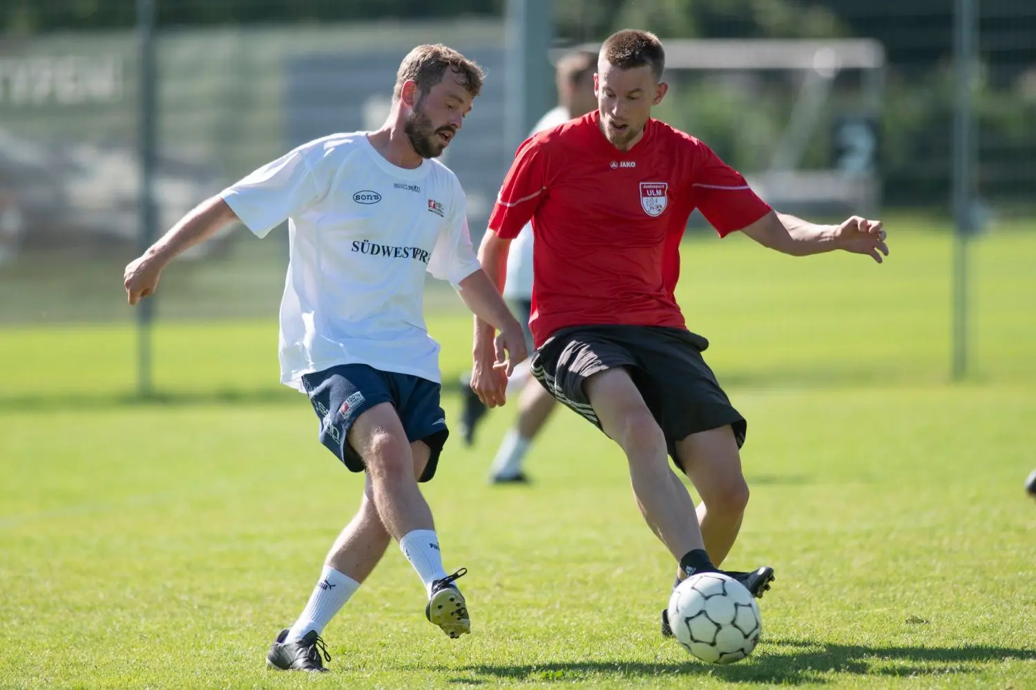 1:12 - Die fußballerische Höchststrafe kassierte das Presse-Team im jüngsten Derby gegen die Ulmer Justiz.