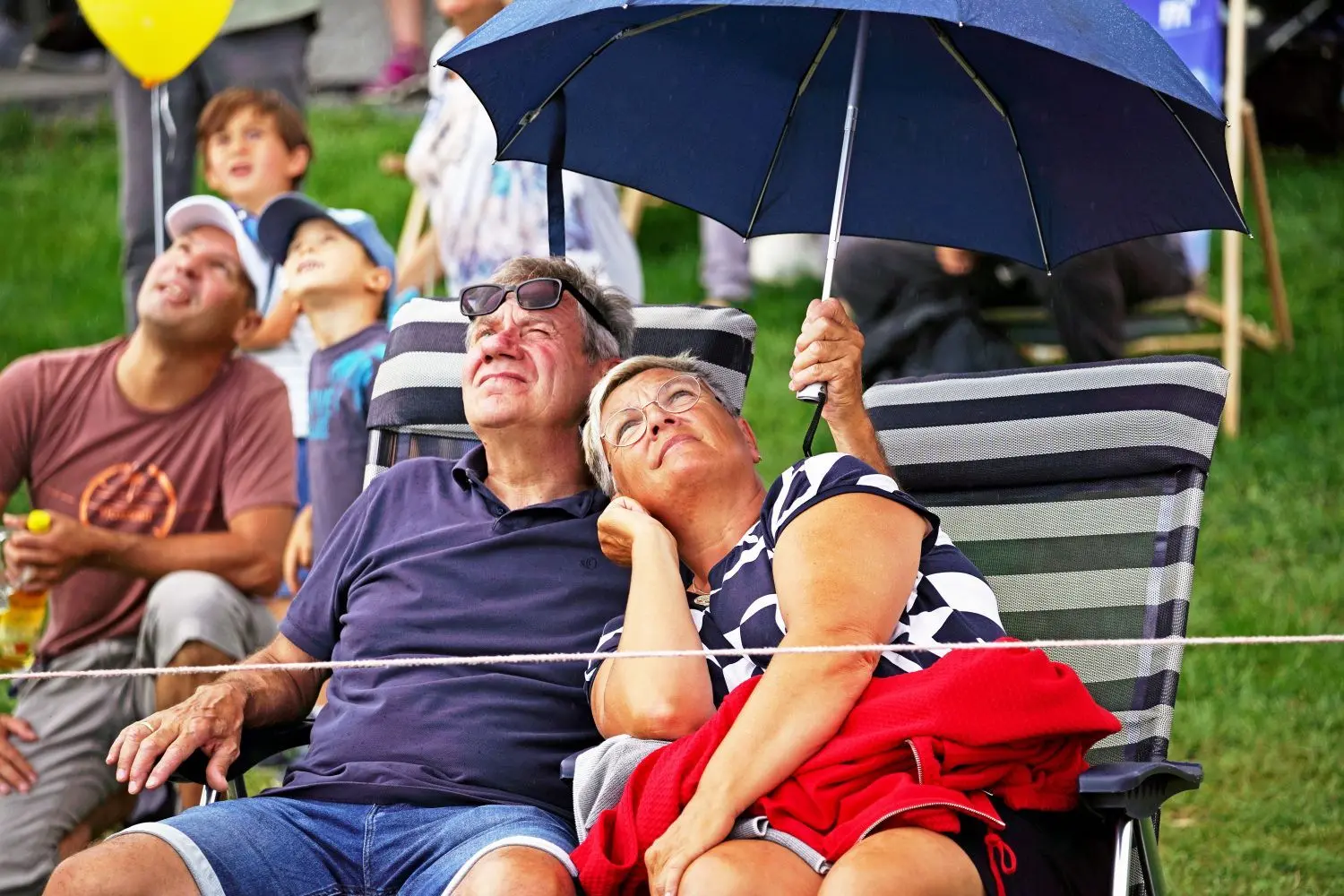 Viel zu sehen beim Flugplatzfest in Erbach.