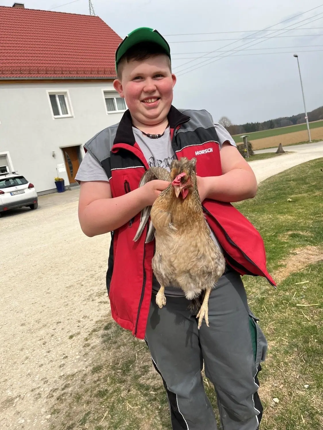 Die Hühner gehören allesamt Tom Ziegler.