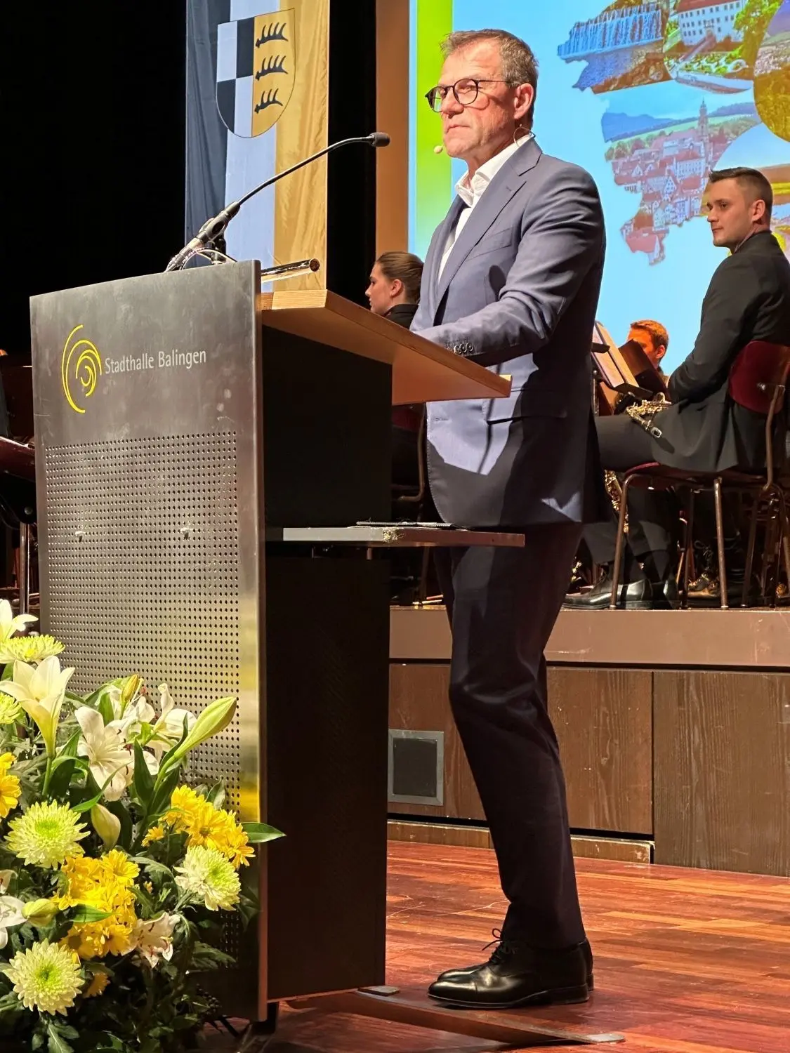 EnBW-Vorstand Andreas Schell sprach über die Energiewende.